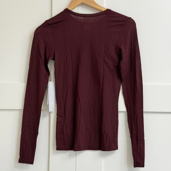Negative Underwear Whipped Long Sleeve in Garnet, Size X-Small - Picture 7 of 7